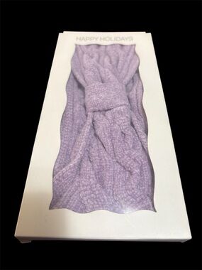 Lilac Knit Headband